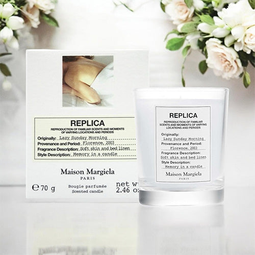 REPLICA MAISON MARGIELA LAZY SUNDAY MORNING CANDLE 70g | Essencias