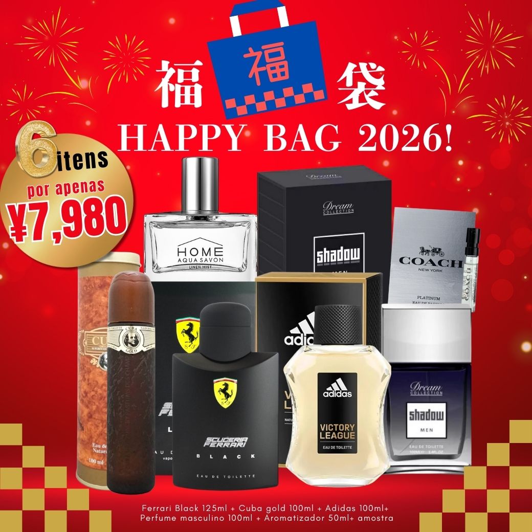 HAPPY BAG 2026 M1 – KIT EXCLUSIVO DE ANO NOVO (6 ITENS) | Essencias Japan