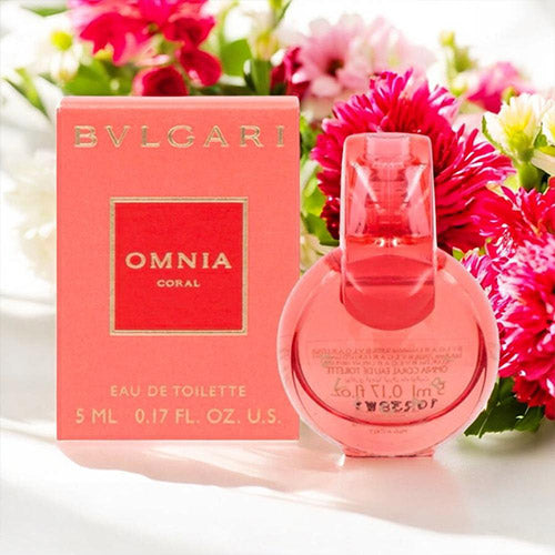BVLGARI OMNIA CORAL EDT 5ML MINI PERFUME | Essencias Japan