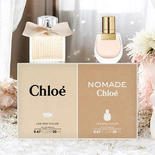 新品未使用Chloé LES MINI CHLOÉ ミニ香水セット 20ml CHLOE LES MINI CHLOE SET 2023 NOMADE EDP 20ML + EAU DE PARFUM 20ML