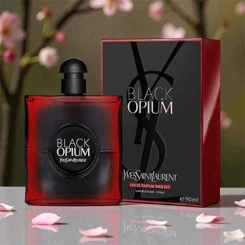 YVES SAINT LAURENT BLACK OPIUM OVER RED EDP 90ML | Essencias Japan