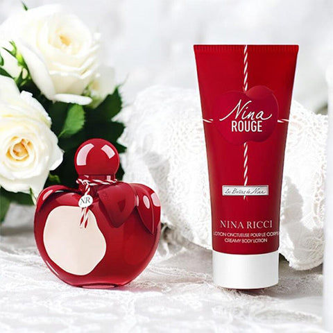 NINA RICCI NINA ROUGE GIFT SET EDT 50ML + BODY LOTION 75ML KIT