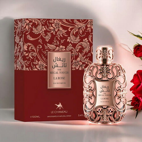 LE CHAMEAU THE REGAL TOUCH LA ROSE EDP 100ML PERFUME ARABE