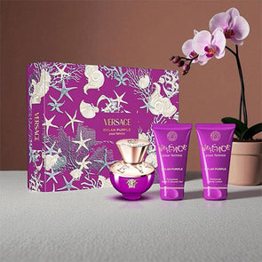 VERSACE Dylan Purple トライアルセット VERSACE DYLAN PURPLE POUR FEMME SET 3PCS EDP 50ML SG 50ML BL 50ML